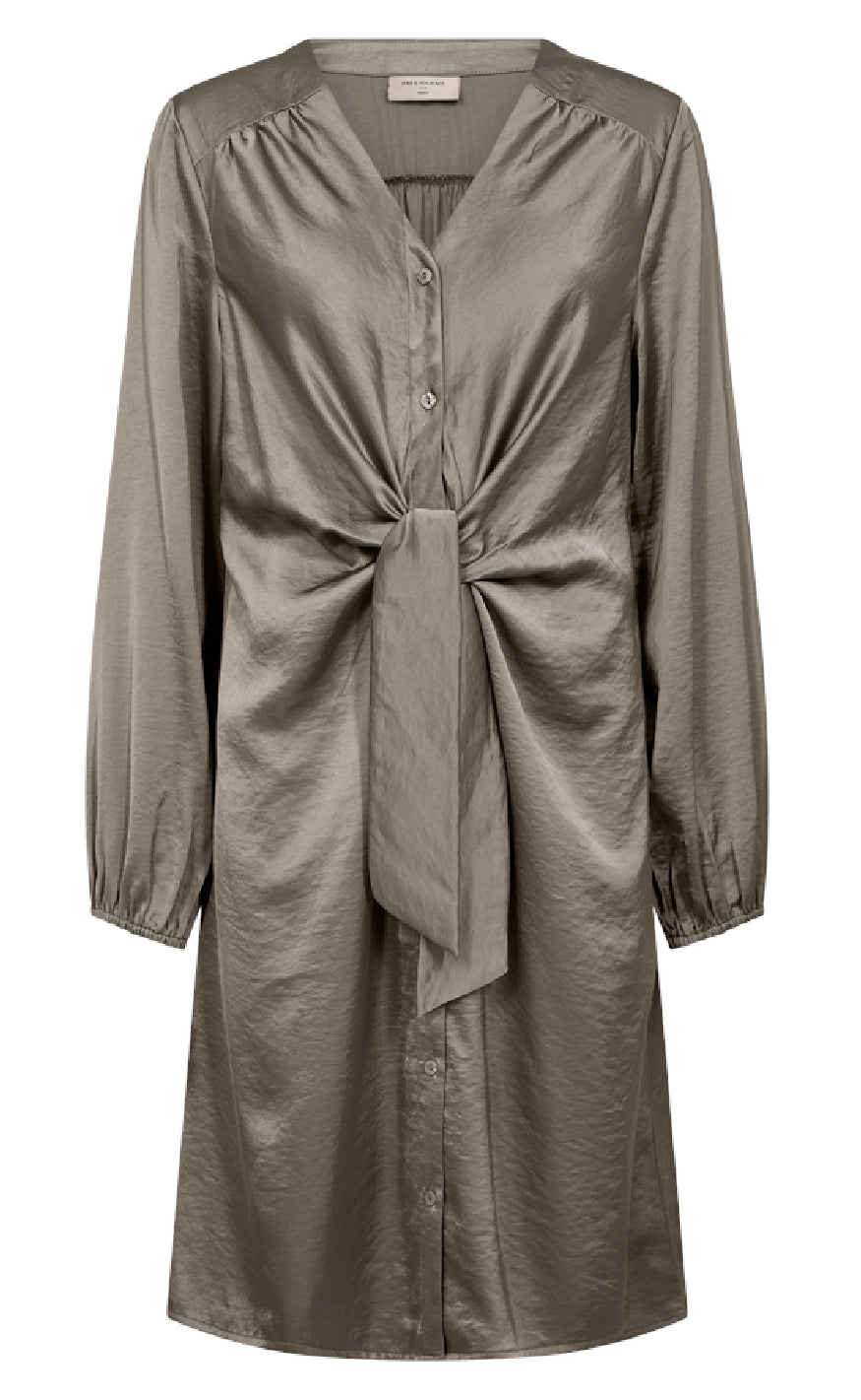 Freequent Kjole - Dove - Desert Taupe
